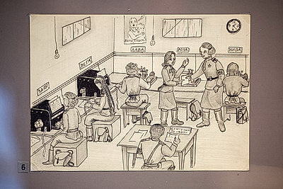 Творили в окопе и на привале. Выставка фронтового рисунка открылась в Минске