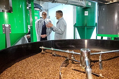 В Гродно открыли новую линию по фасовке молотого кофе