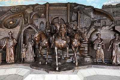 Турчин возложил венок к монументу Независимости в Ташкенте