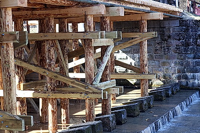 Ремонт водосбросного шлюза \"Домбровка\" на Августовском канале выполнен на 90%