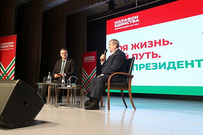"Марафон единства": проект "Моя жизнь. Мой путь. Мой Президент" прошел в Бресте