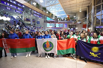 Делегация Беларуси вернулась с Всемирного фестиваля молодежи в Сочи