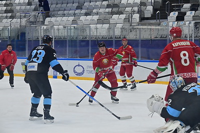 Лукашенко провел хоккейную тренировку вместе с клубом "Динамо-Минск"