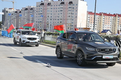 В Могилеве открыли завершающую третью очередь дороги-дублера ул.Якубовского-Загородное шоссе