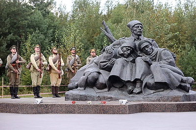 В Сморгони открыли мемориальный комплекс по линии противостояния в Первую мировую войну