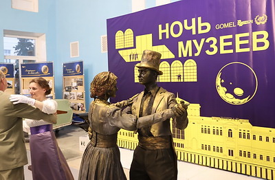 "Вагон истории" представили в Ночь музеев в Гомеле