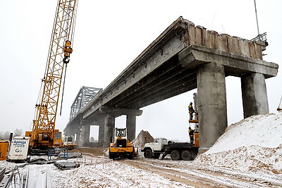 Движение по реконструируемому мосту через Припять в Мозыре планируют открыть не позднее 7 ноября 2025 года