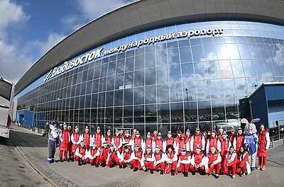 Белорусская делегация прибыла во Владивосток на предстоящие I зимние международные игры "Дети Приморья"
