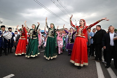 Красочное шествие представителей 35 национальностей прошло в Гродно