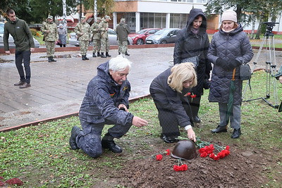 Останки бойцов Красной армии перезахоронили в Горецком районе