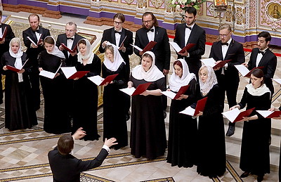 Концерт духовной музыки Московского Синодального хора состоялся в Минске