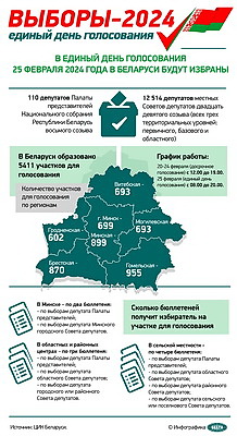 Инфографика. Выборы-2024: единый день голосования