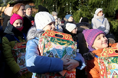 "Наши дети": ребят из Брестской области поздравили в Беловежской пуще