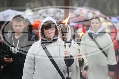 Крестный ход накануне католического Вербного воскресенья прошел в Гродно