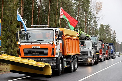 Транзитная магистраль. Участок трассы Р46 после реконструкции открыли в Полоцком районе