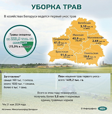 Инфографика. Уборка трав