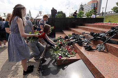 В Минске прошли памятные мероприятия к 25-й годовщине трагедии на Немиге