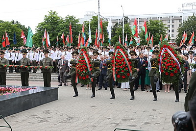 В Гомеле прошел митинг ко Дню Независимости