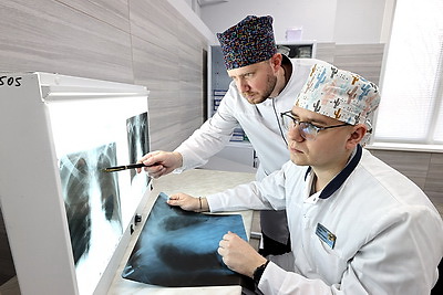 Отделение анестезиологии и реанимации открыли после ремонта в Витебской городской больнице №1