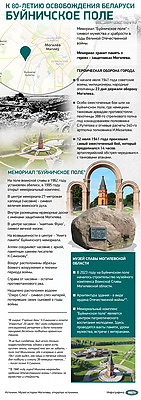 Инфографика. К 80-летию освобождения Беларуси: Буйничское поле