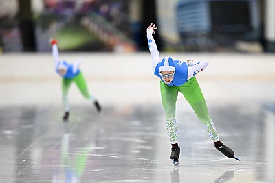 Головатюк и Доморацкая одержали победу в чемпионате Беларуси по конькобежному спорту