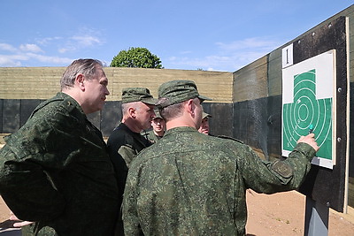 Участники военного сбора выполнили практические занятия по стрельбе