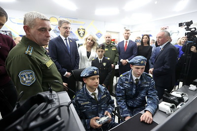 Военно-патриотический клуб открыли в минской школе №64