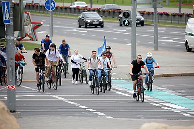 Посвященный 80-летию освобождения Беларуси велопробег прошел в Минске