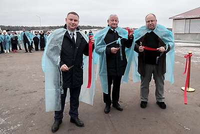 Крупный молочно-товарный комплекс открыли в Пинском районе