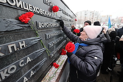 Память погибших в Афганистане воинов почтили в Витебске