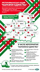 Инфографика. Республиканская акция "Марафон единства"
