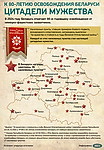 Инфографика. К 80-летию освобождения Беларуси. Цитадели мужества