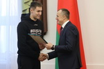 Награды победителям: в Могилеве чествовали баскетбольную команду "Борисфен"