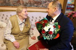 Могилевчанку поздравили с 100-летним юбилеем