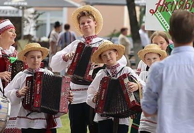 Региональный фестиваль "Грай, гармонік!" собрал в Ельске профессиональных музыкантов и любителей