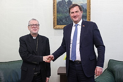 В МИД состоялась встреча с кардиналом Клаудио Гуджеротти
