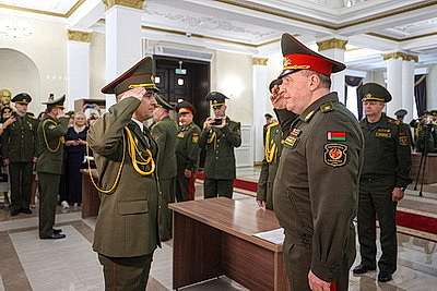 Хренин: созданный в Беларуси цикл военного образования ценится и нашими зарубежными друзьями