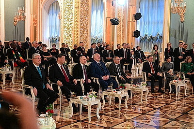 Лукашенко посетил концерт в Кремле для глав зарубежных делегаций