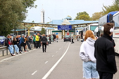 Километровые очереди. Ситуация на белорусско-польской границе