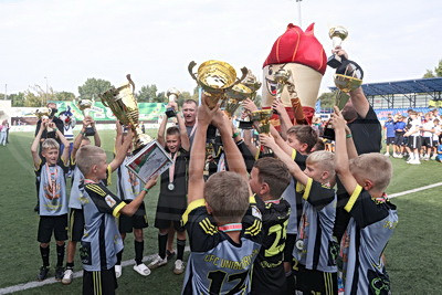 В Минске определились победители и призеры турнира юных футболистов "Кожаный мяч"