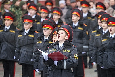 Быть честными и добросовестными. Клятву лицеиста МЧС дали 77 ребят