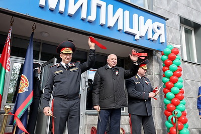В Лиде торжественно открыли новое здание райотдела милиции
