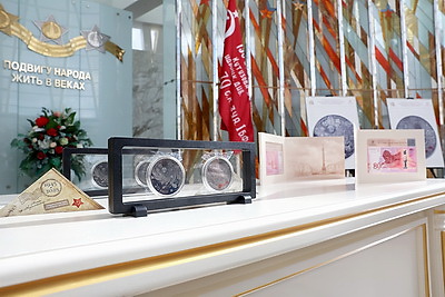 Банкноту Br80 и памятные монеты к 80-летию Победы презентовали в Минске