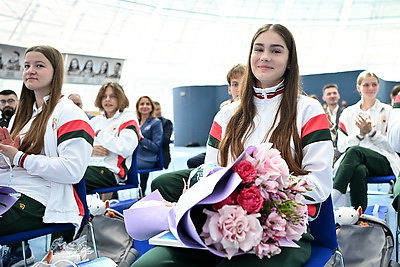 Победителей и призеров Европейского юношеского олимпийского фестиваля чествовали в НОК Беларуси