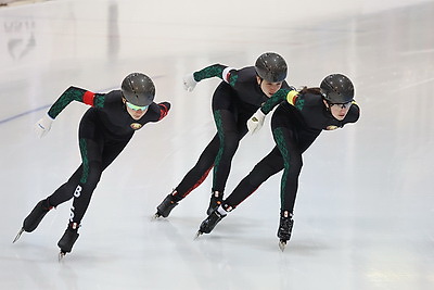 Чемпионат страны по конькобежному спорту проходит на "Минск-Арене"