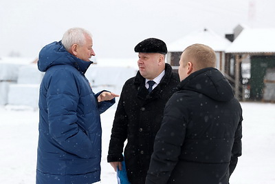 Развитие регионов. Пархомчик ознакомился с работой предприятий в Ганцевичском районе