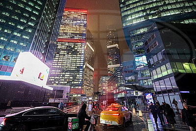 Огни вечерней Москвы