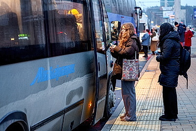 Дополнительные автобусы вышли на востребованные междугородние маршруты