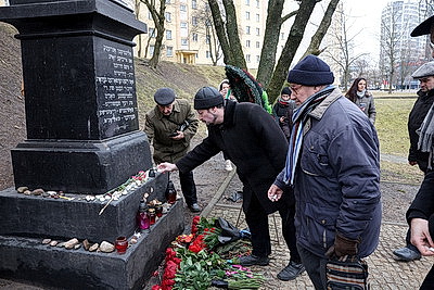 Память жертв Минского гетто почтили в столице