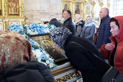 Праздничное богослужение в честь Могилево-Братской иконы Божией Матери состоялось в Могилеве